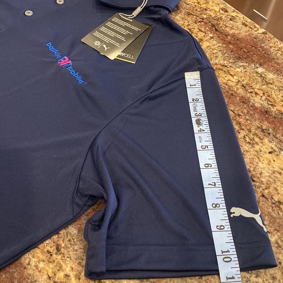 Men’s XXL PUMA Icon Golf Polo in Peacoat, New w/Tags, Baskin31Robbins Promo item - Picture 5 of 11